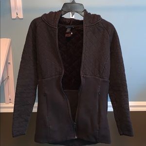 The North Face black diamond quilted zip up
